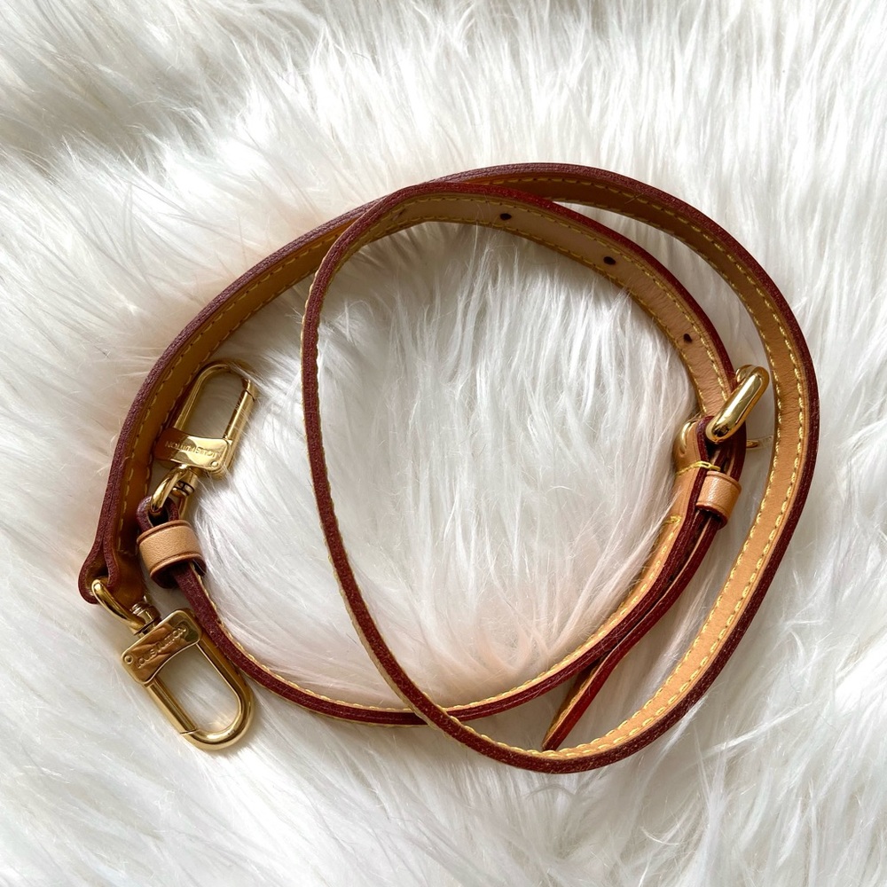 Authentic Louis Vuitton Vachetta bag strap